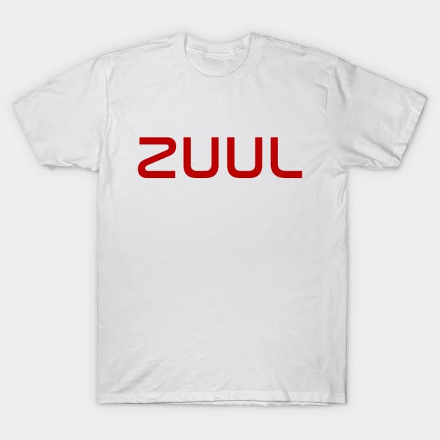 Ghostbusters ZUUL - NASA Worm T-Shirt by karutees